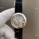 Copy Cartier Ballon Blanc de Sapphire 30mm Watches Rose Gold Purple Leather Strap (6)_th.jpg